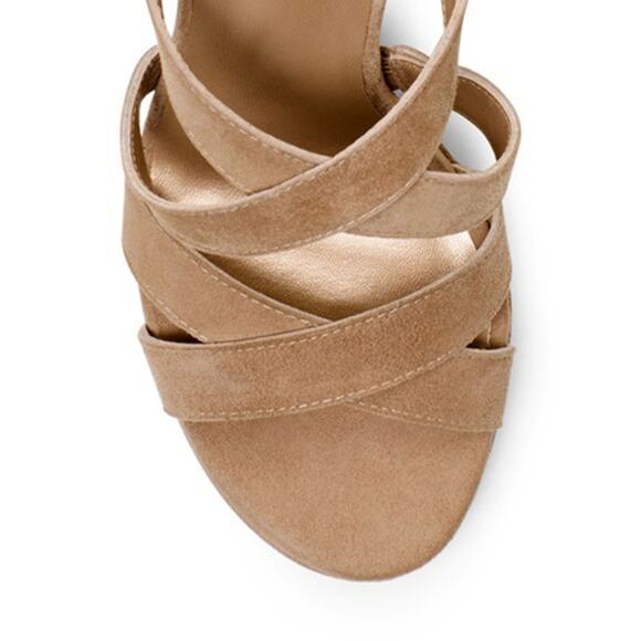 Stuart Weitzman NWOT The Soundtrack Sandal Heel Stiletto Size‎ 10 Suede - Picture 3 of 10